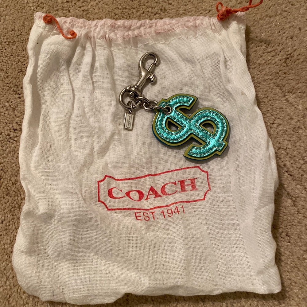 COACH Dollar Sign Key Chain
